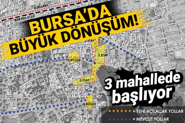 Bursa’da büyük dönüşüm başlıyor