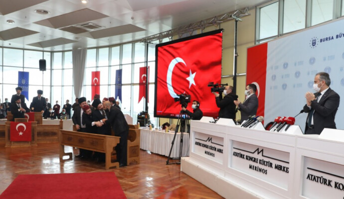 Bursa’da İstiklal Marşı’nın kabulü canlandırıldı