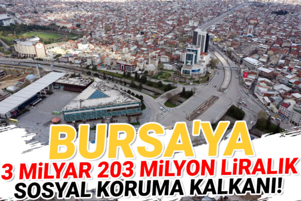 Bursa’ya 3 milyar 203 milyon liralık destek
