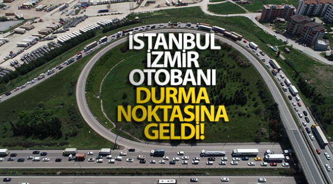 Bursa İzmir Otobanı’nda trafik durma noktasına geldi!