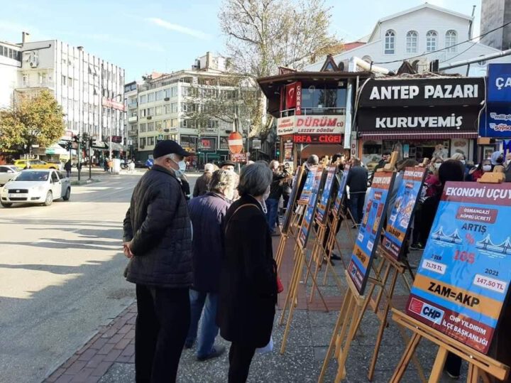 CHP Yıldırım Örgütü’nden Fahiş Zamlara Sergili Protesto!