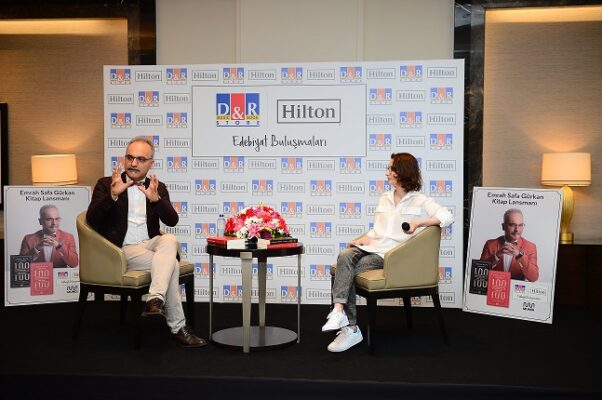 Emrah Safa Gürkan ile Cumhuriyet’e dair… D&R – Hilton Edebiyat Buluşmalarında Emrah Safa Gürkan ağırlandı