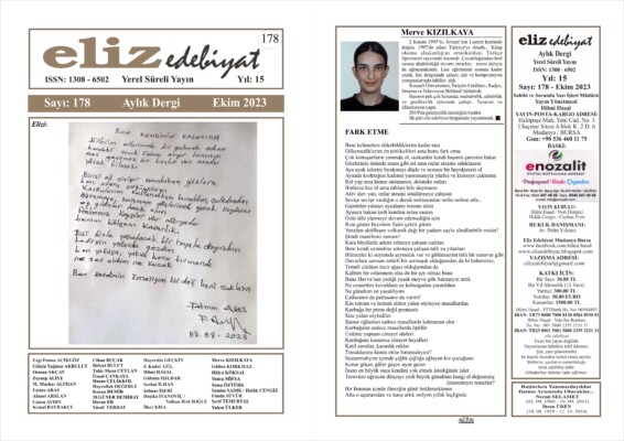 eliz edebiyat DERGİSİ’nin 178. SAYISI ÇIKTI!