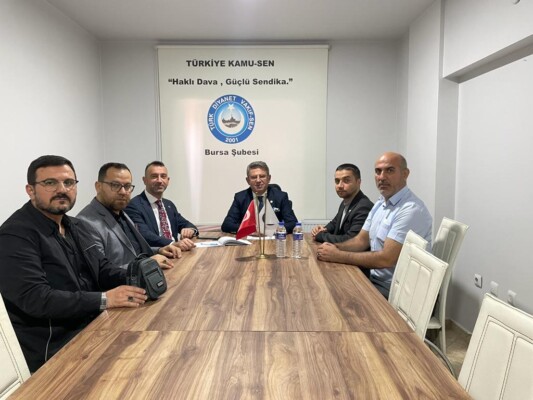 Türk Diyanet Vakıf-Sen Genel Başkan Yardımcısı Hilmi Şanlı Bursa’da.