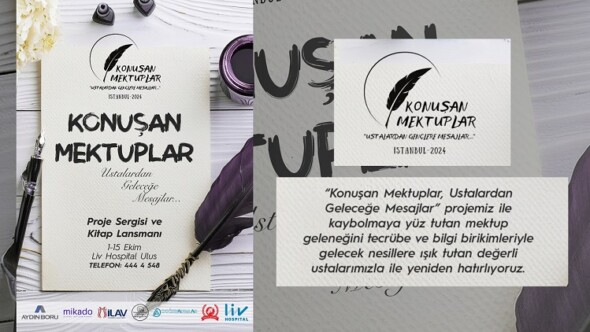 KAYBOLMAYA YÜZ TUTAN MEKTUP GELENEĞİ YENİDEN CANLANIYOR “KONUŞAN MEKTUPLAR: USTALARDAN GENÇLERE MESAJLAR” SERGİ VE KİTAP LANSMANI GERÇEKLEŞTİRİLDİ