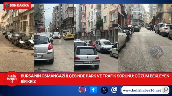 Bursa’nın Osmangazi İlçesinde Park ve Trafik Sorunu: Çözüm Bekleyen Bir Kriz