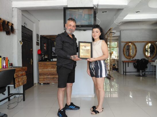 Mehmet İrban’a “Turizme Değer Katanlar”dan Teşekkür Belgesi