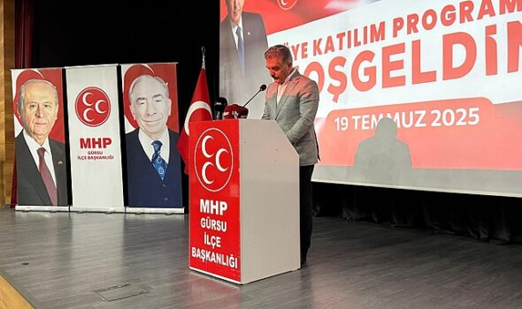 Büyükataman, Gürsu’da Üye Katılım Toplantısında Konuştu