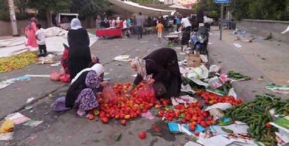 Vekiller 5 maaşla valiz toplarken, emekli pazarda çürük meyve seçiyor!