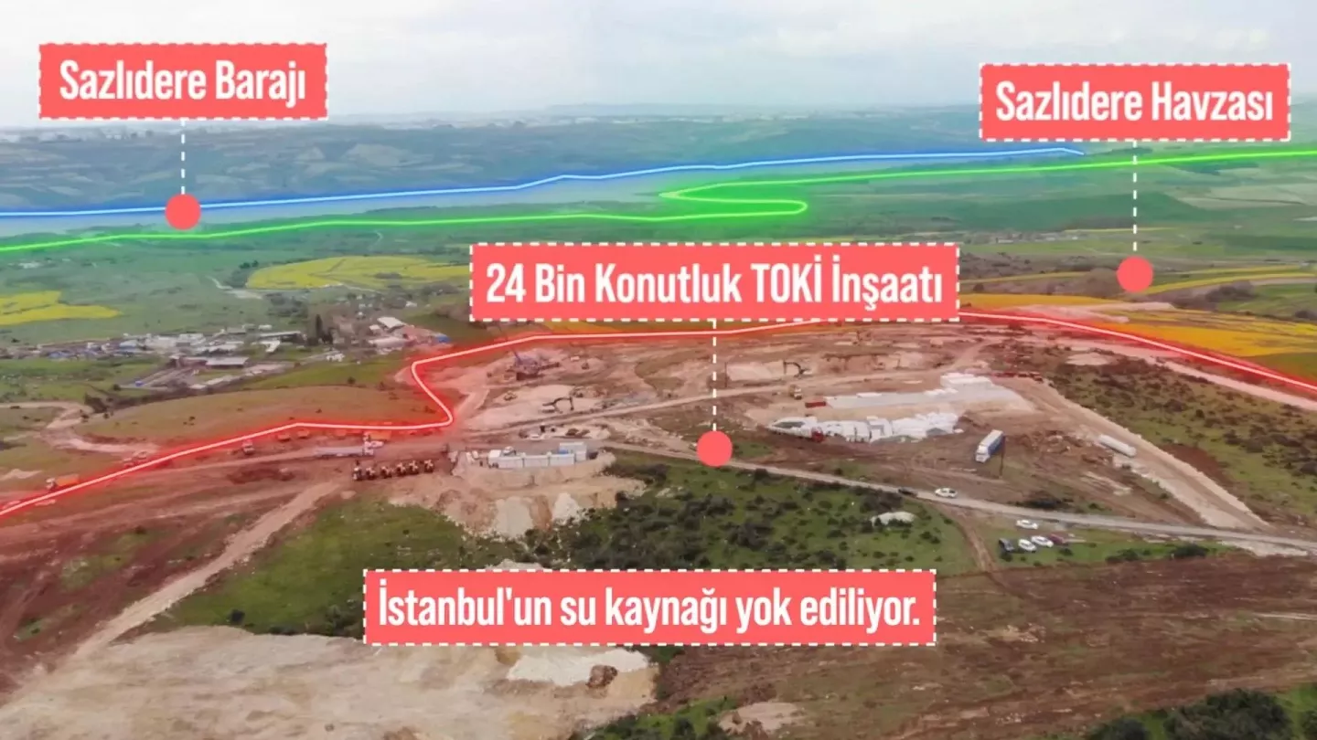 “Sazlıdere Havzası’ndaki Yapılaşma Derhal Durdurulmalı”