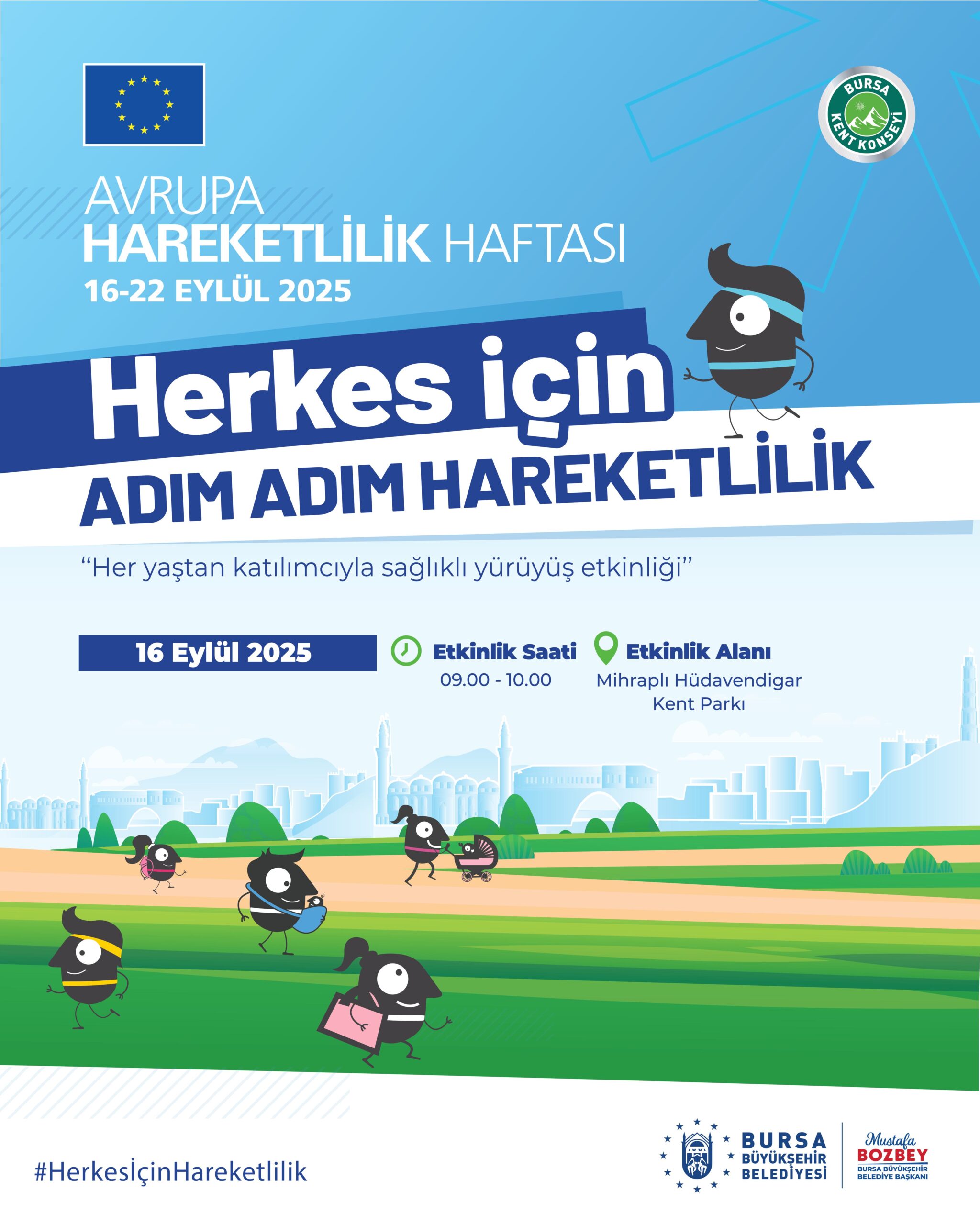 Bursa’da sağlıklı yaşam için hareketlilik başladı