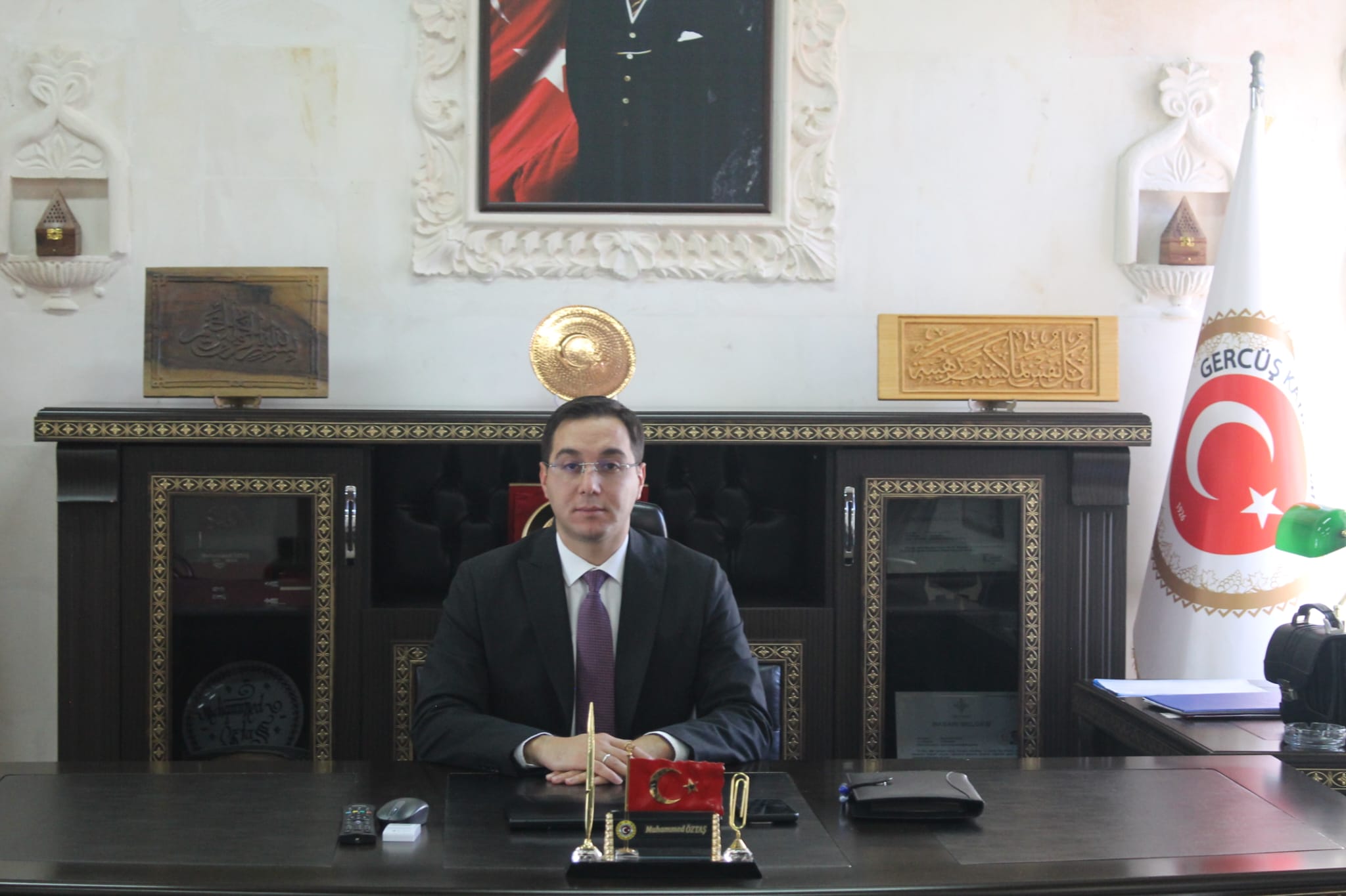 GERCÜŞ KAYMAKAMI MUHAMMED ÖZTAŞ’TAN GAZZE YARDIM FİLOSUNA DUYGUSAL MESAJ