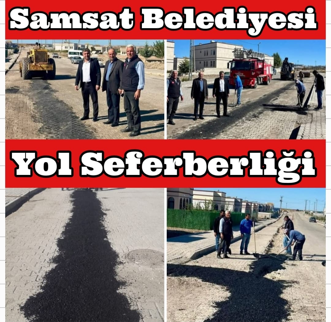Samsat’ta Kışa Hazırlık Mesaisi Aralıksız Devam Ediyor