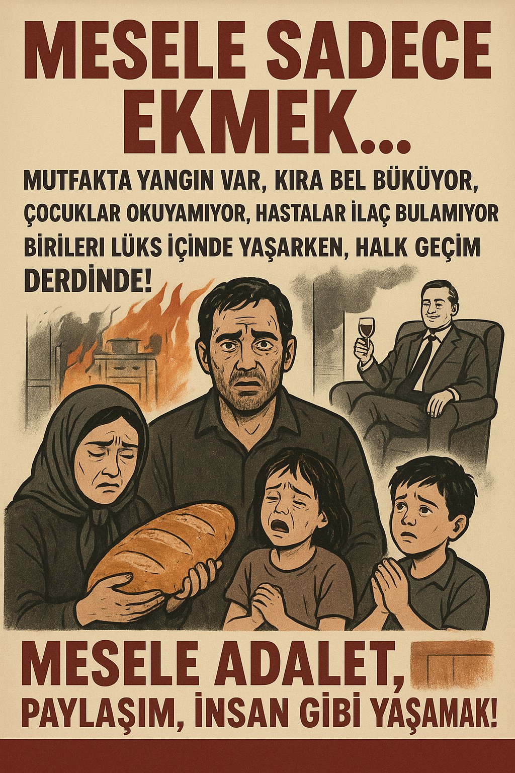 “Cüzdanları Şişenlerin Vicdanı Kurumuş, Halkı Temsil Etmeleri Mümkün Değil!”