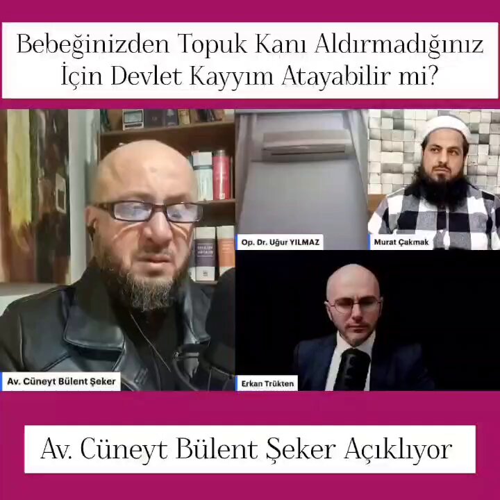 Avukat Cüneyt Bülent Şeker’den Aşı ve Topuk Kanı Reddine İlişkin Çarpıcı Açıklamalar