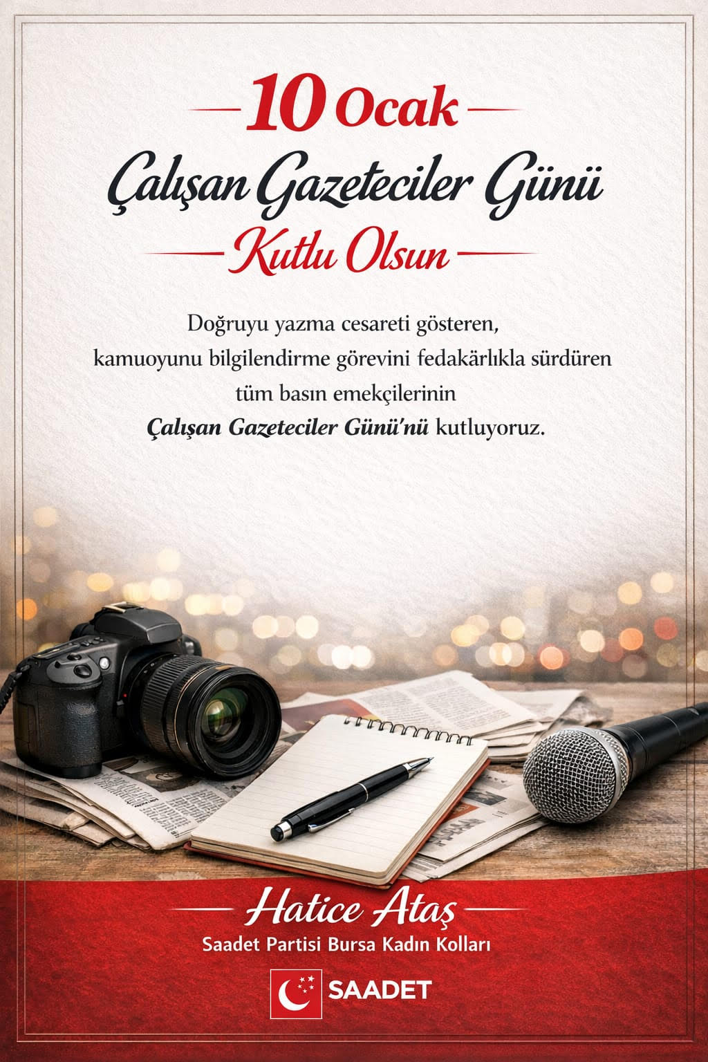 “Özgür ve İlkeli Basın, Demokrasinin Teminatıdır”