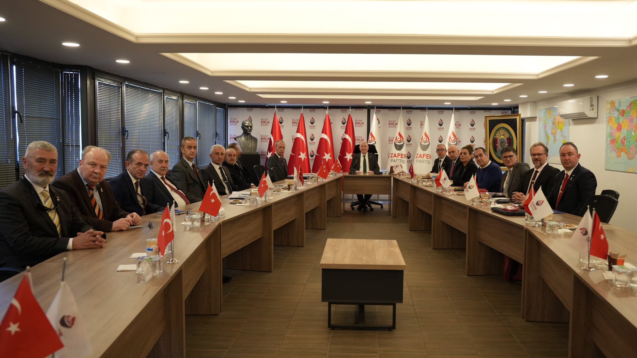ZAFER PARTİSİ GENEL MERKEZİ’NDE MİLLİ GÜVENLİK ZİRVESİ