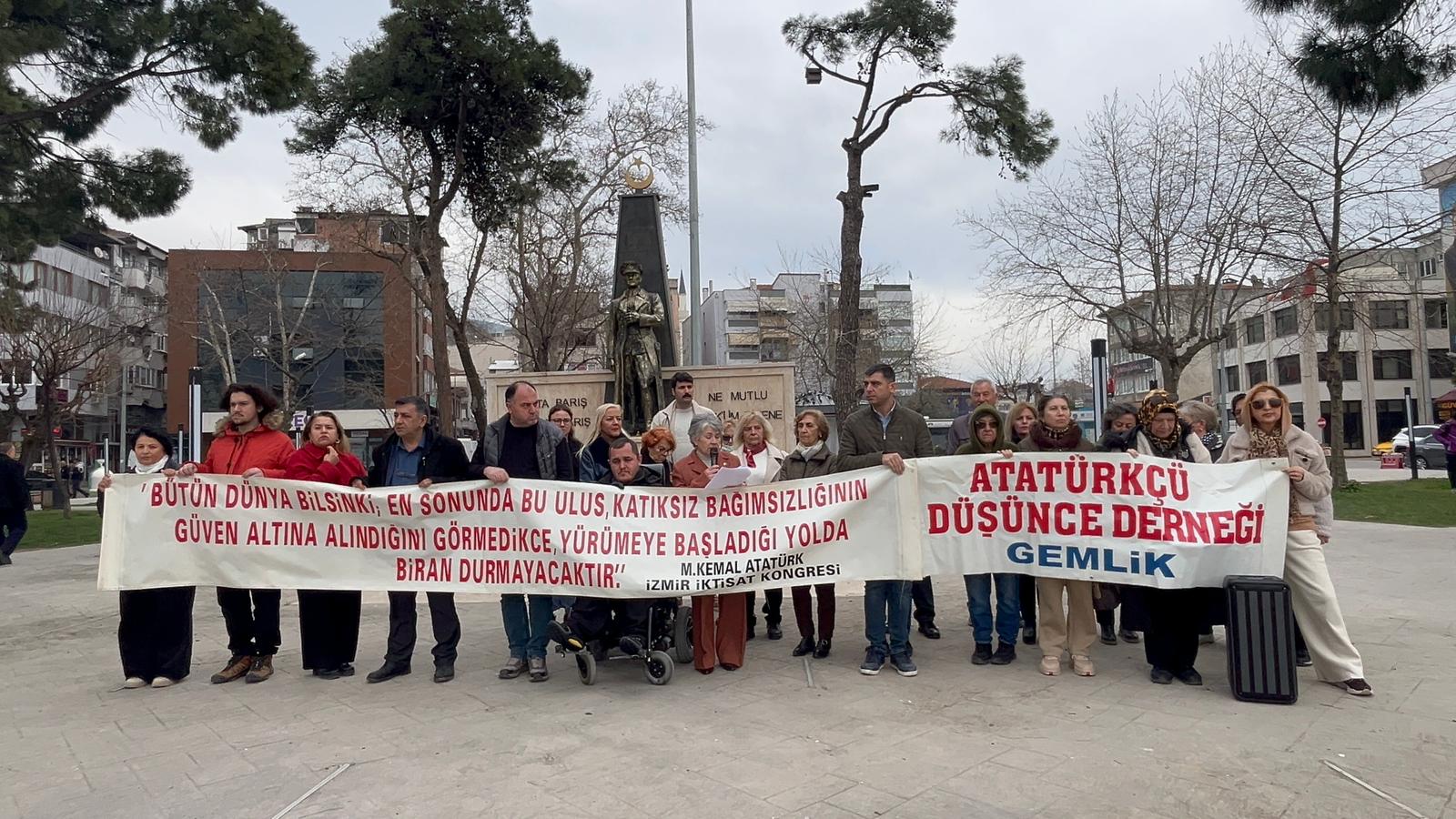 ADD Gemlik Şubesi’nden “Savaşa Hayır” Açıklaması