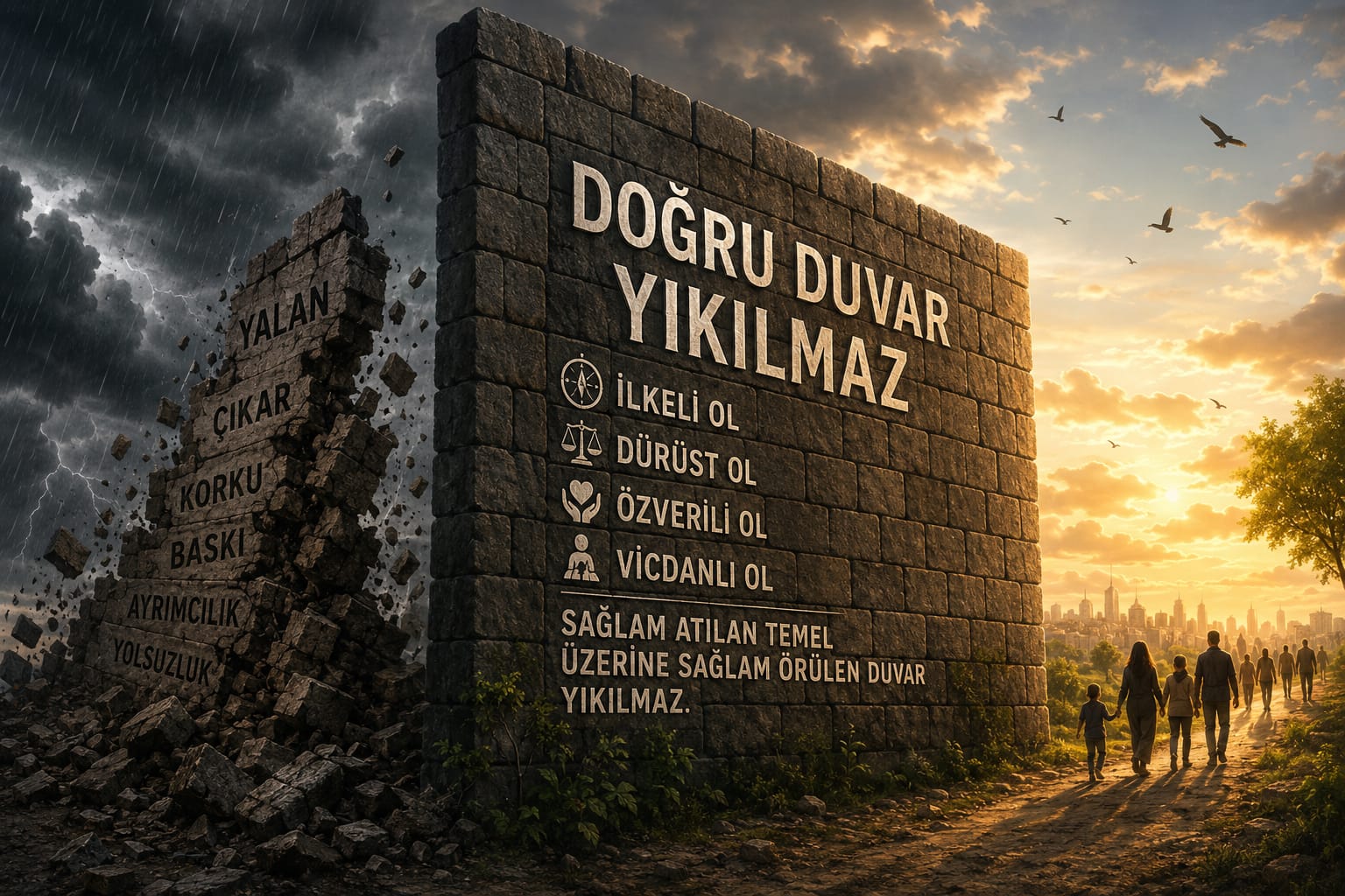 DOĞRU DUVAR YIKILMAZ