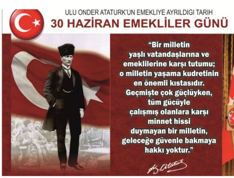 30 HAZİRAN EMEKLİLER GÜNÜ