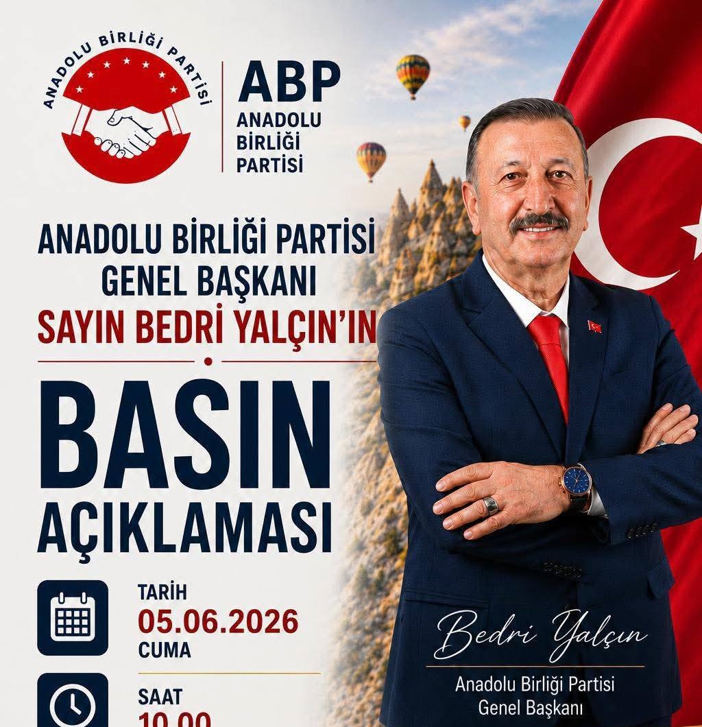 ABP Genel Başkanı Bedri Yalçın’dan Nevşehir’de Sert Mesajlar: “Yolsuzluğu Normalleştiren Anlayışa Teslim Olmayacağız”