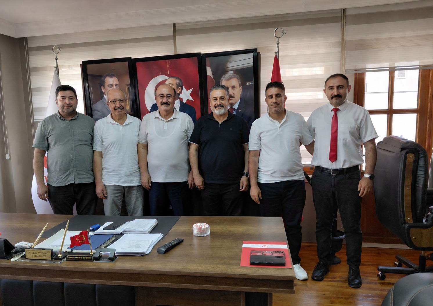 ATSB Heyetinden Büyük Birlik Partisi Antalya İl Başkanlığına Ziyaret