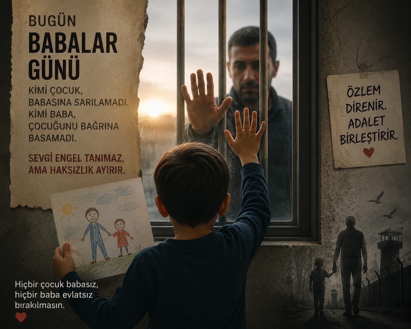 DEMİR KAPILAR ARDINDA BABALAR GÜNÜ YA DA BABALAR GÜNÜNÜ BABASIZ GEÇİRMEK