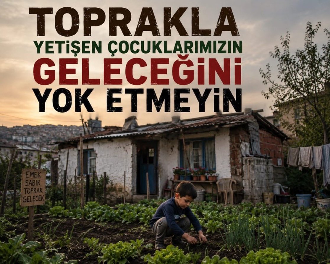 “Köylünün Ahırını, Evini ve Emeğini Yıkmayın; Belirsizliği Bitirin”
