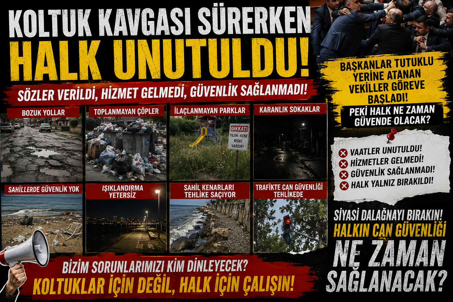 “Koltuklar Değişiyor, Tabelalar Değişiyor Ama Sokakların Gerçeği Değişmiyor”