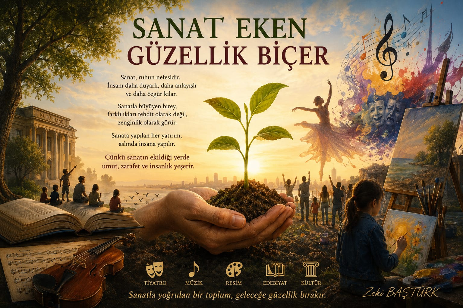 SANAT EKEN GÜZELLİK BİÇER