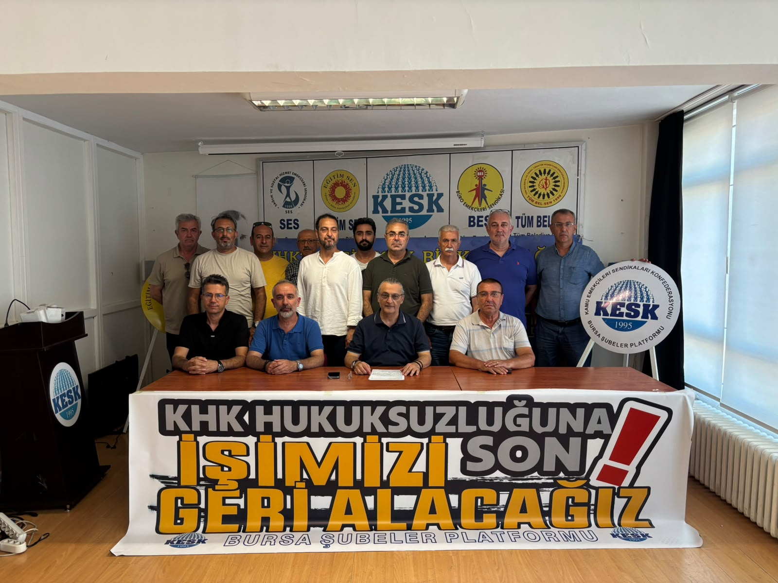 KESK’ten Ankara’da “Adalet Nöbeti”: “10 Yıldır Süren Hukuksuzluk Sona Ermeli”