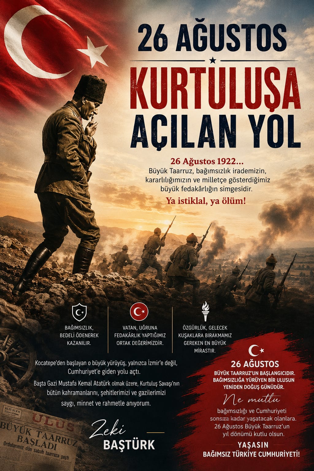 26 AĞUSTOS. KURTULUŞA AÇILAN YOL