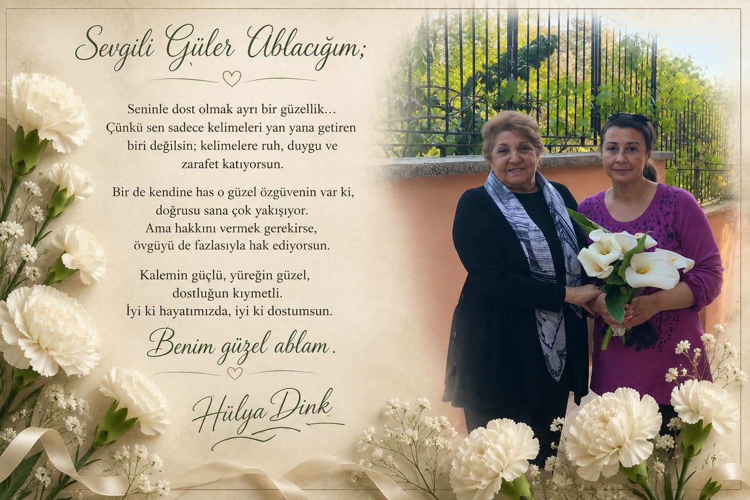YAŞARKEN TAKDİR EDİLMEK, SEVİLİP SAYILMAK EN BÜYÜK SERVET VE BİR ÖMRE BEDEL.