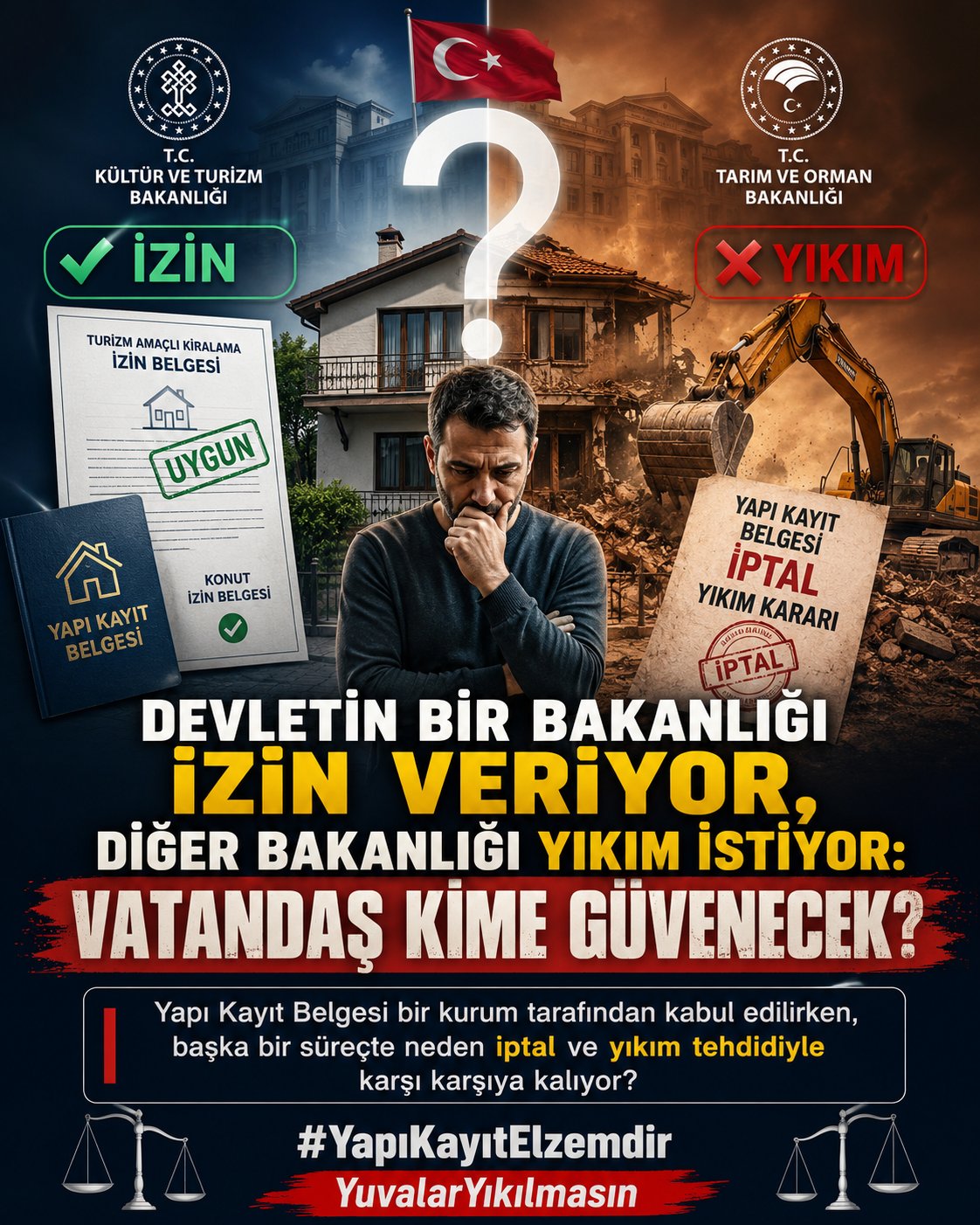 “Aynı yapı, aynı vatandaş, aynı devlet… Peki neden farklı idari uygulamalar?”