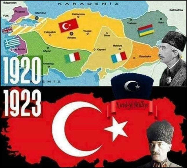 “Yaşasın tam bağımsız, laik ve üniter Türkiye Cumhuriyeti!”
