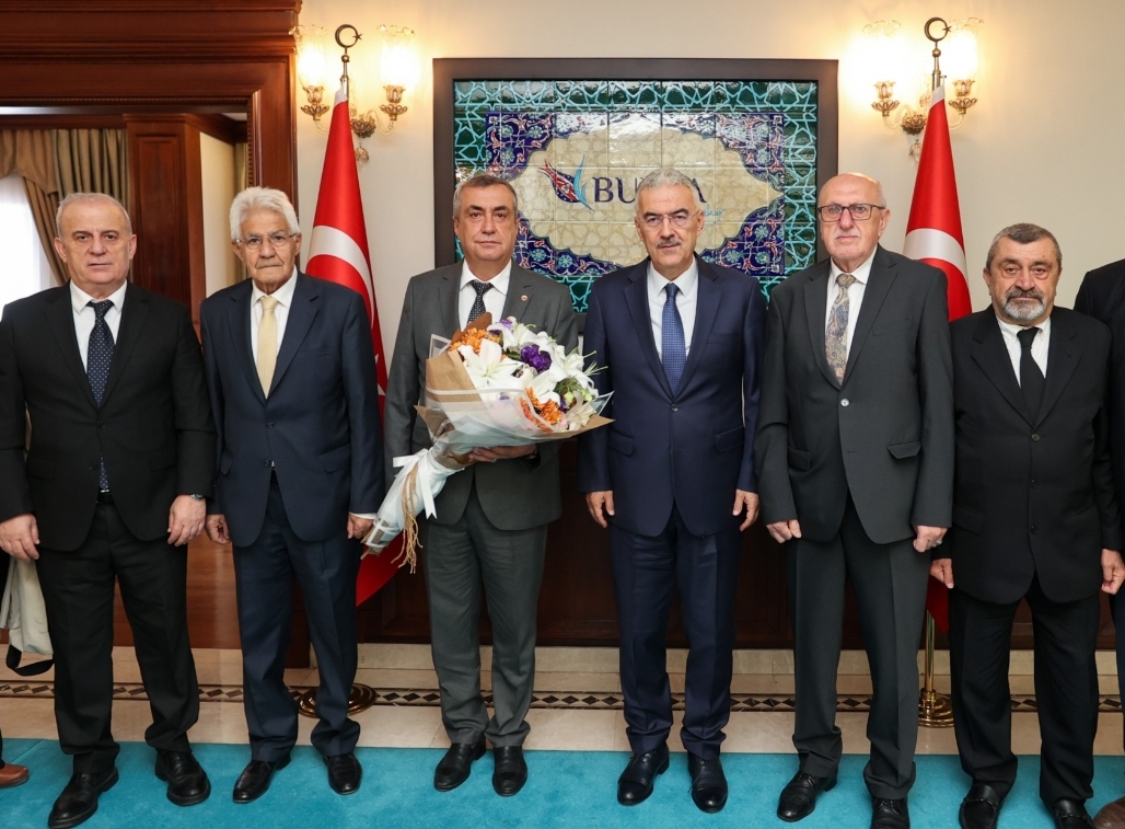 TÜED BURSA ŞUBESİ’NDEN VALİ AYYILDIZ’A ANLAMLI ZİYARET