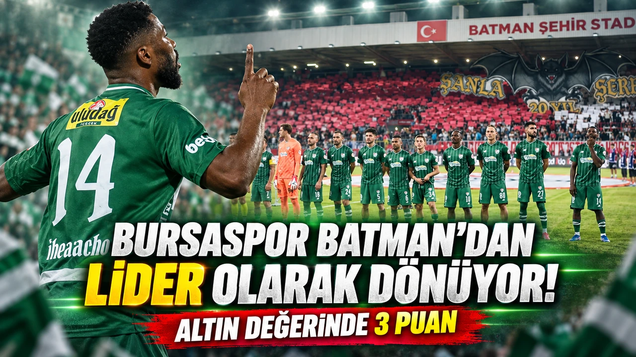 Bursaspor deplasmanda yine 1-0 dan geri döndü.