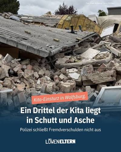 Wolfsburg’da Kreşte Şiddetli Patlama: Binanın Yarısı Çöktü