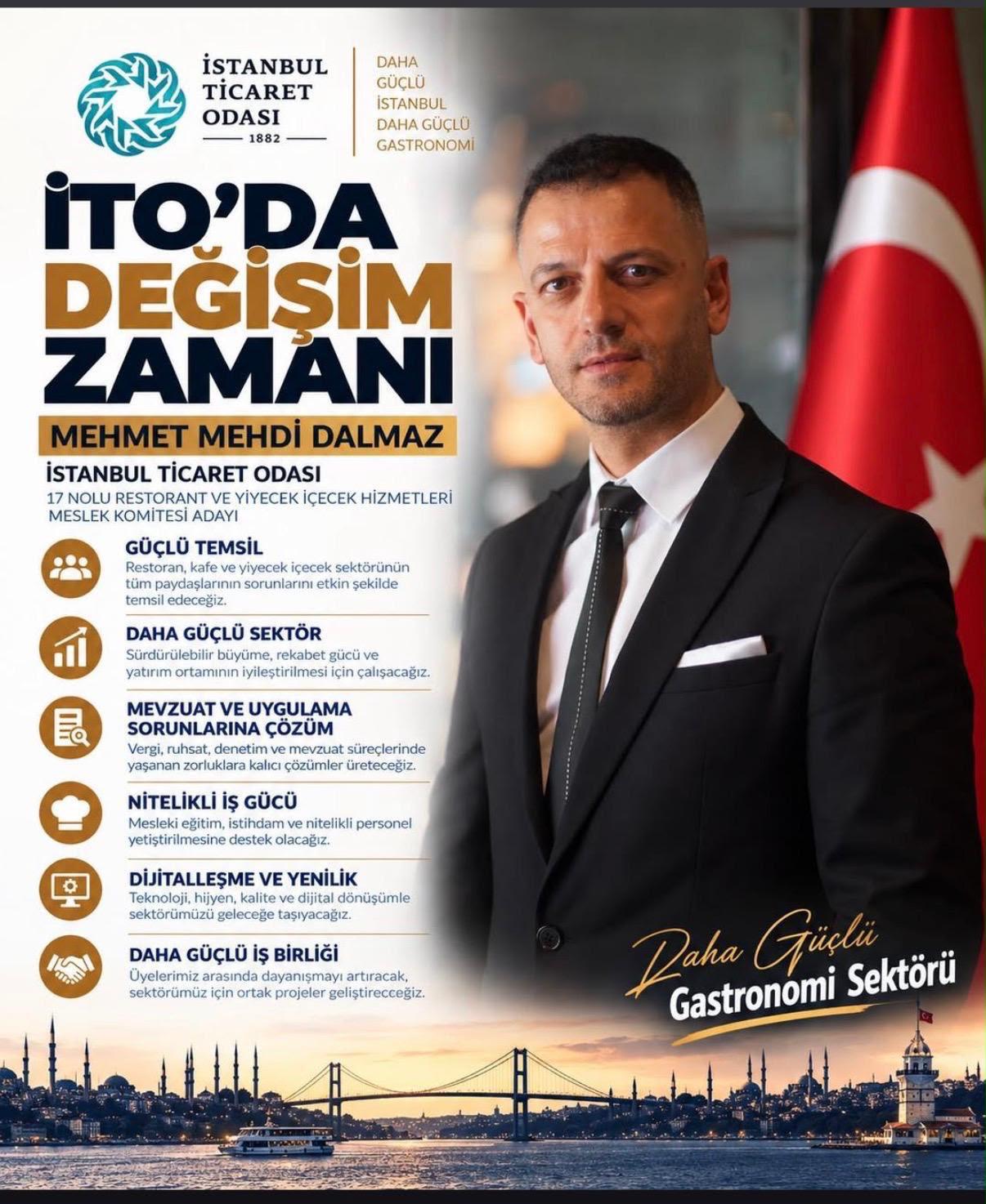 Mehmet Mehdi Dalmaz, İTO 17 No’lu Meslek Komitesi İçin Adaylığını Açıkladı