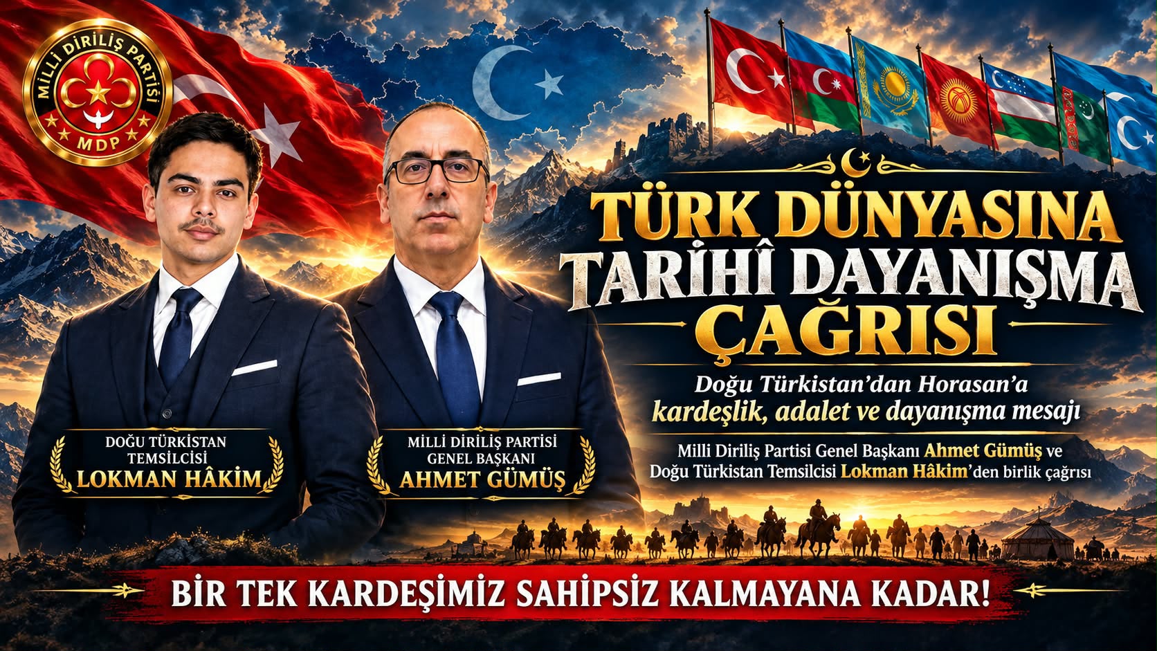 LOKMAN HÂKİM’DEN TÜRK DÜNYASI İÇİN DAYANIŞMA ÇAĞRISI