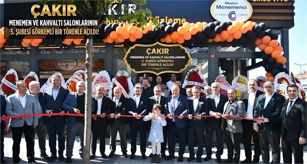 Çakır Menemen ve Kahvaltı Salonu’nun 5’inci şubesi Bağcılar’da açıldı