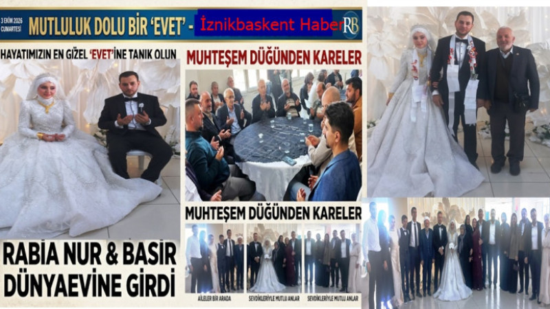 İznik’te Mutlu Son: Pencik ve Yıldız Ailelerinin Mutlu Günü