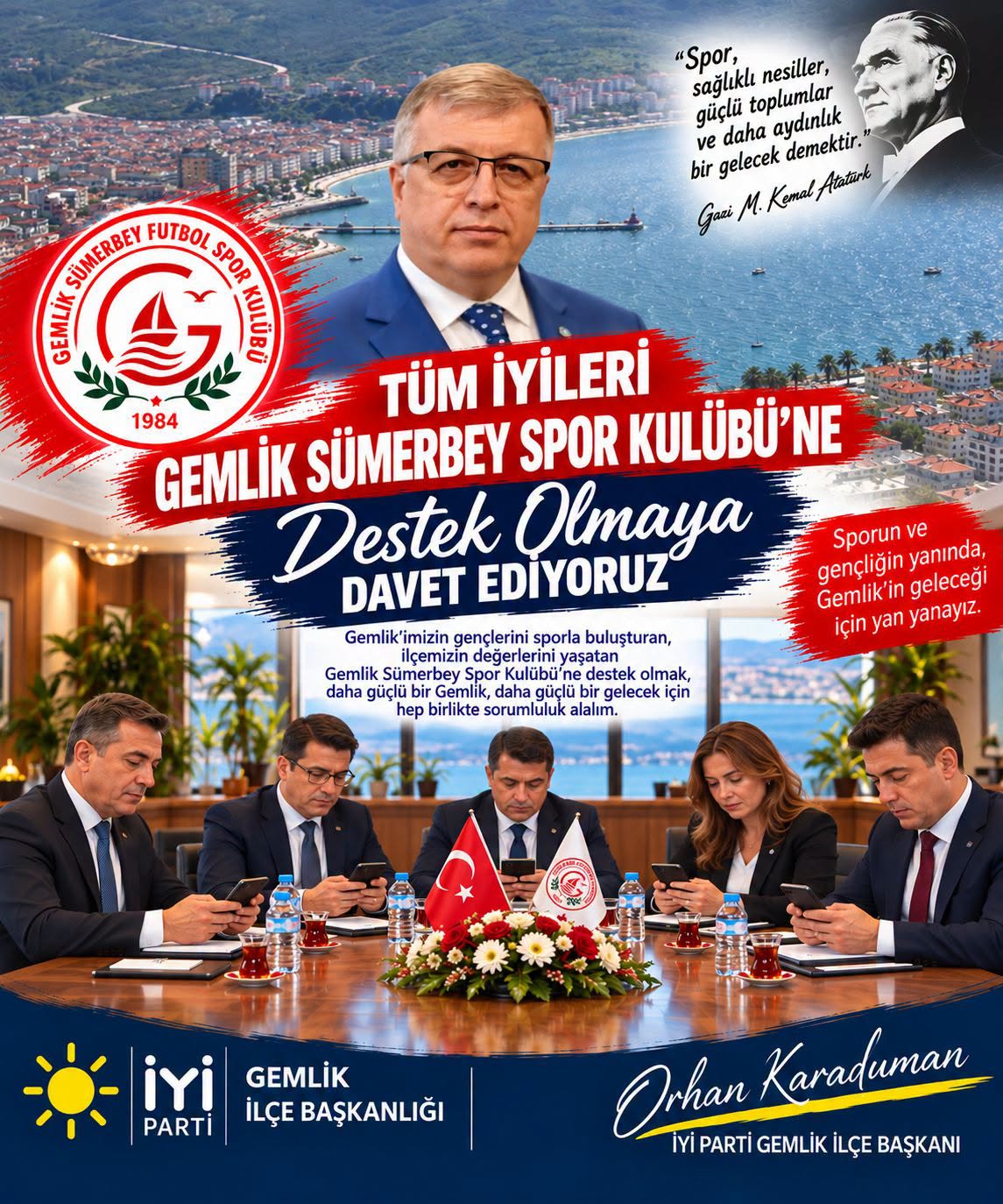 Gemlikspor’a destek için ortak canlı yayın kampanyası düzenleniyor